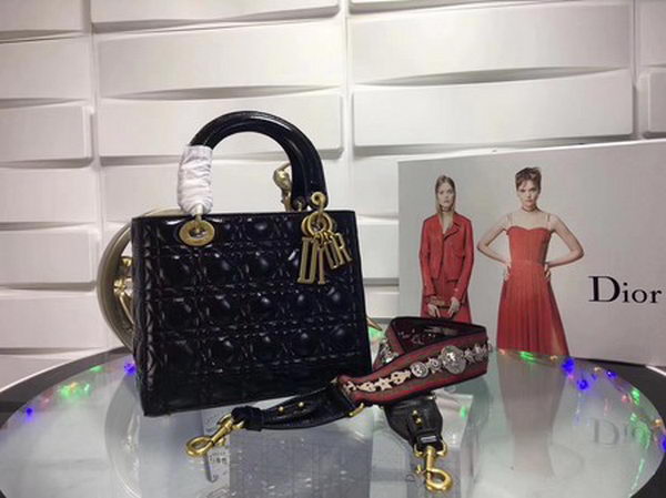 Dior Cannage Lady Bag Original Leather CD0575 Black Dior Cannage Lady Bag Original Leather CD0575 Black