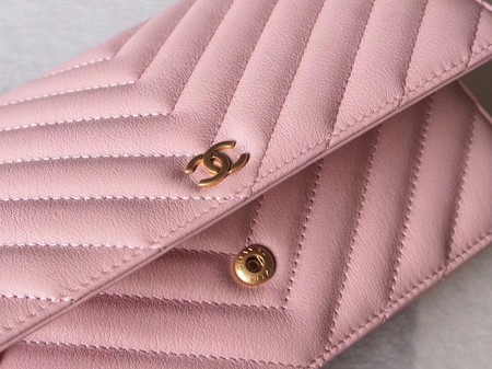 Chanel V mini Flap Bag Chevron Sheepskin Leather A33814V Pink Chanel V mini Flap Bag Chevron Sheepskin Leather A33814V Pink