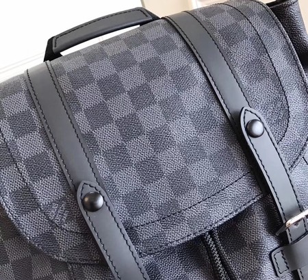 Louis Vuitton Damier Graphite Canvas CHRISTOPHER PM N41379 Louis Vuitton Damier Graphite Canvas CHRISTOPHER PM N41379