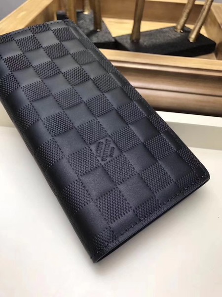 Louis Vuitton Damier Infini Leather BRAZZA WALLET N63010 Louis Vuitton Damier Infini Leather BRAZZA WALLET N63010