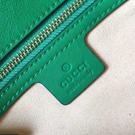 Gucci GG Marmont Matelasse Leather Shoulder Bag 443497 Green Gucci GG Marmont Matelasse Leather Shoulder Bag 443497 Green