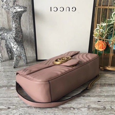 Gucci GG Marmont Matelasse Shoulder Bag 443496 Pink Gucci GG Marmont Matelasse Shoulder Bag 443496 Pink