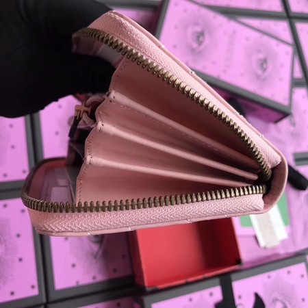 Gucci GG Marmont Zip Around Wallet 443123 Pink Gucci GG Marmont Zip Around Wallet 443123 Pink