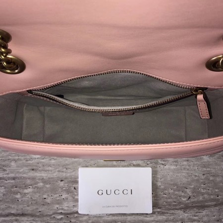 Gucci Now GG Marmont Matelasse Shoulder Bag 443496 Pink Gucci Now GG Marmont Matelasse Shoulder Bag 443496 Pink