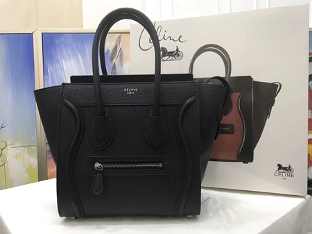 Celine Luggage Micro Tote Bag Original Leather CLY33081M Black Celine Luggage Micro Tote Bag Original Leather CLY33081M Black