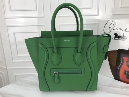 Celine Luggage Micro Tote Bag Original Leather CLY33081M Green Celine Luggage Micro Tote Bag Original Leather CLY33081M Green