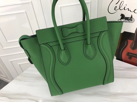 Celine Luggage Micro Tote Bag Original Leather CLY33081M Green Celine Luggage Micro Tote Bag Original Leather CLY33081M Green