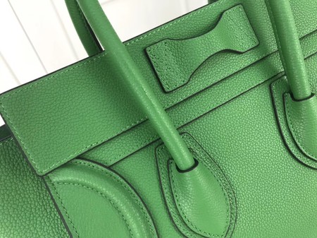 Celine Luggage Micro Tote Bag Original Leather CLY33081M Green Celine Luggage Micro Tote Bag Original Leather CLY33081M Green