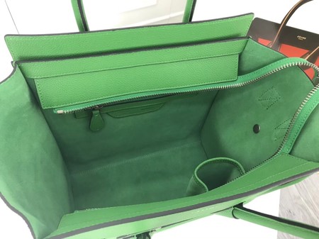 Celine Luggage Micro Tote Bag Original Leather CLY33081M Green Celine Luggage Micro Tote Bag Original Leather CLY33081M Green