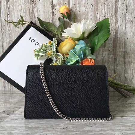 Gucci Dionysus Leather Super mini Bag 476432 Black Gucci Dionysus Leather Super mini Bag 476432 Black