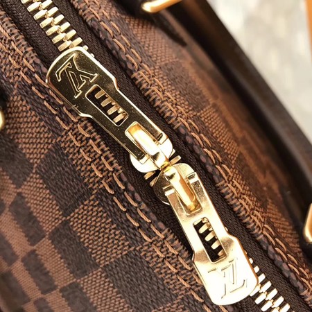 Louis Vuitton Damier Ebene Speedy 25 With Shoulder Strap N41181 Louis Vuitton Damier Ebene Speedy 25 With Shoulder Strap N41181