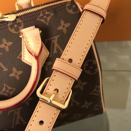 Louis Vuitton Monogram Canvas Speedy 25 with Shoulder Strap M40390 Louis Vuitton Monogram Canvas Speedy 25 with Shoulder Strap M40390