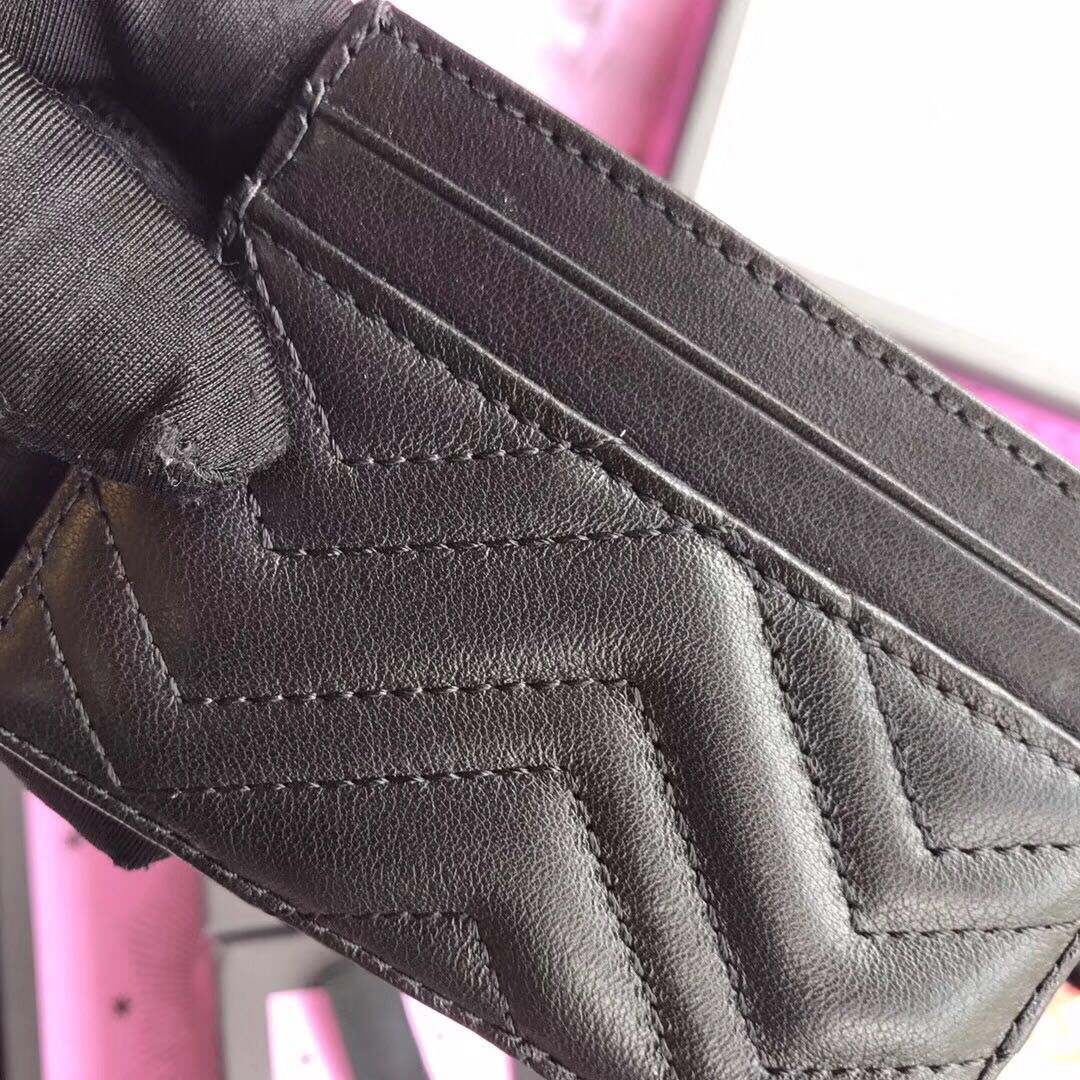 Gucci Leather Card Case 499360 Black Gucci Leather Card Case 499360 Black