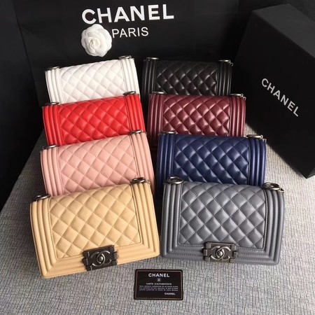 Boy Chanel Flap Shoulder Bag Sheepskin Leather A67085 White Boy Chanel Flap Shoulder Bag Sheepskin Leather A67085 White
