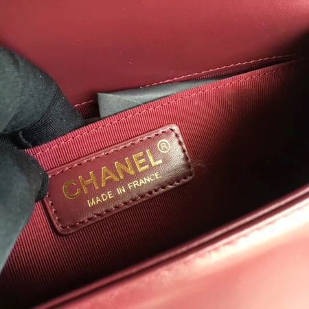 Boy Chanel Flap Shoulder Bag Sheepskin Leather A67085 Wine Boy Chanel Flap Shoulder Bag Sheepskin Leather A67085 Wine