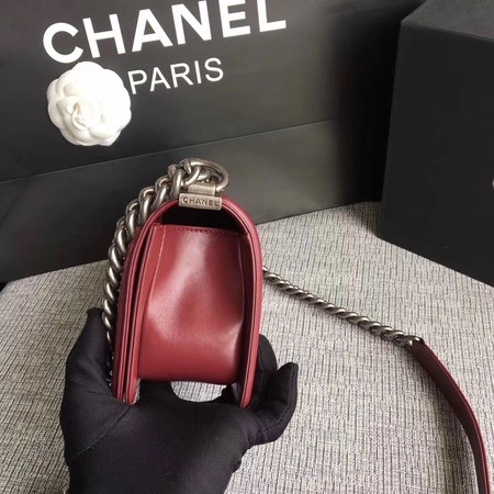 Boy Chanel Flap Shoulder Bag Sheepskin Leather A67085 Wine Boy Chanel Flap Shoulder Bag Sheepskin Leather A67085 Wine