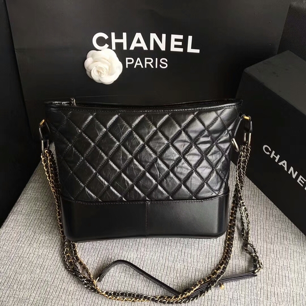 Chanel Gabrielle Shoulder Bag Original Calfskin Leather A93842 Black Chanel Gabrielle Shoulder Bag Original Calfskin Leather A93842 Black