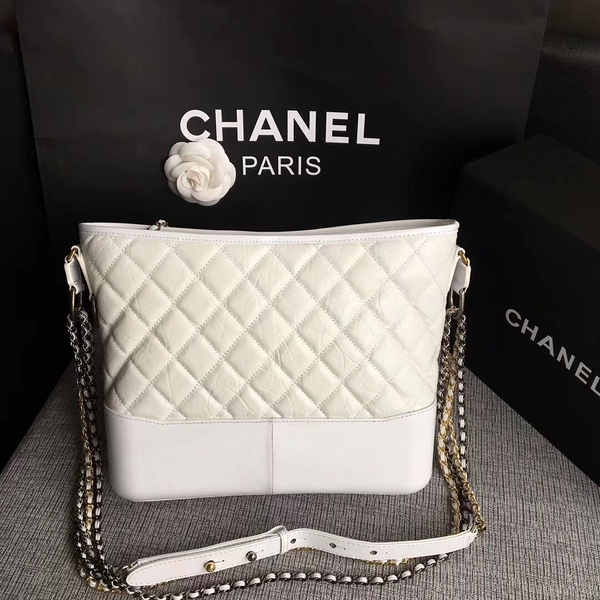 Chanel Gabrielle Shoulder Bag Original Calfskin Leather A93842 White Chanel Gabrielle Shoulder Bag Original Calfskin Leather A93842 White