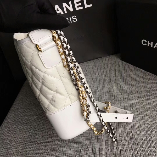 Chanel Gabrielle Shoulder Bag Original Calfskin Leather A93842 White Chanel Gabrielle Shoulder Bag Original Calfskin Leather A93842 White