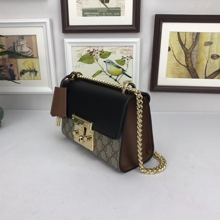 Gucci Padlock GG Supreme Shoulder Bags 409487 Black Gucci Padlock GG Supreme Shoulder Bags 409487 Black
