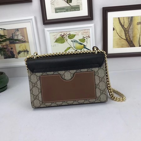 Gucci Padlock GG Supreme Shoulder Bags 409487 Black Gucci Padlock GG Supreme Shoulder Bags 409487 Black