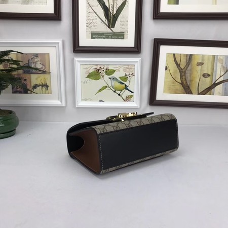 Gucci Padlock GG Supreme Shoulder Bags 409487 Black Gucci Padlock GG Supreme Shoulder Bags 409487 Black