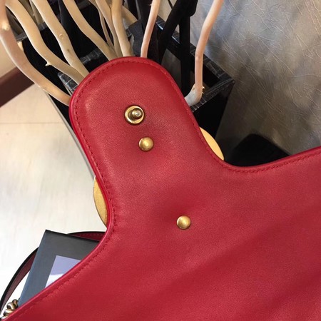 Gucci GG Marmont Medium Velvet Shoulder Bag 443496 Red Gucci GG Marmont Medium Velvet Shoulder Bag 443496 Red
