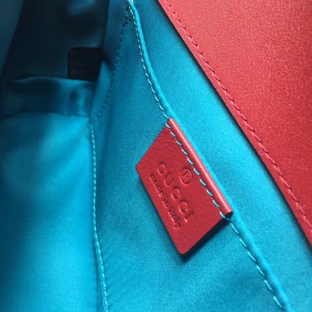 Gucci GG Marmont Mini Bag 446744 Red Gucci GG Marmont Mini Bag 446744 Red