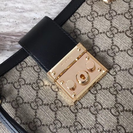 Gucci Padlock Medium GG Shoulder Bag 479197 Black Gucci Padlock Medium GG Shoulder Bag 479197 Black