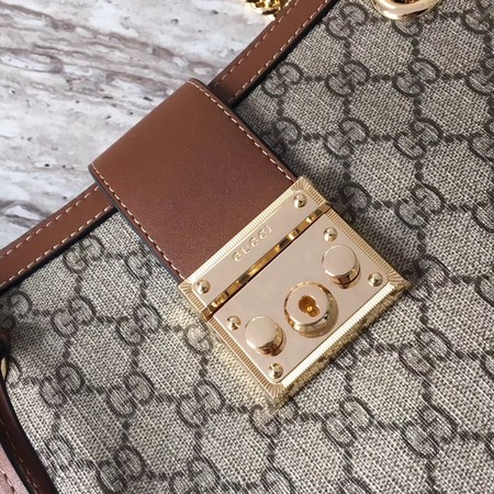 Gucci Padlock Medium GG Shoulder Bag 479197 Brown Gucci Padlock Medium GG Shoulder Bag 479197 Brown