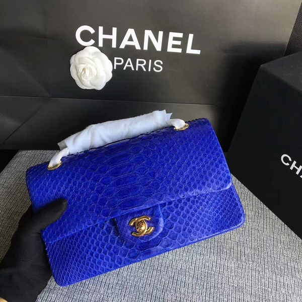 Chanel Original Python Leather Shoulder Bag CF1112W Chanel Original Python Leather Shoulder Bag CF1112W