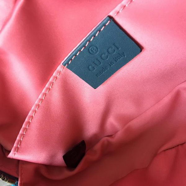 Gucci GG Marmont Velvet Belt Bag 476434 Blue Gucci GG Marmont Velvet Belt Bag 476434 Blue