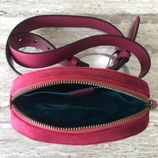 Gucci GG Marmont Velvet Belt Bag 476434 Rose Gucci GG Marmont Velvet Belt Bag 476434 Rose
