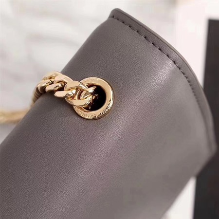 Yves Saint Laurent Leather Cross-body Shoulder Bag Y311227 Grey Yves Saint Laurent Leather Cross-body Shoulder Bag Y311227 Grey