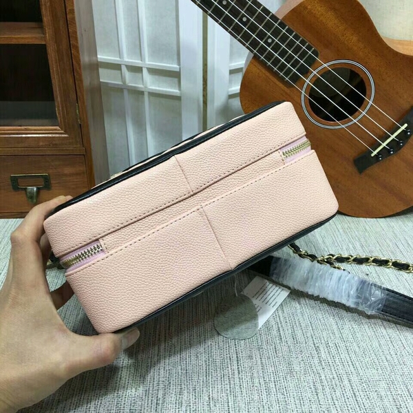 Chanel Calfskin Leather Mini Shoulder Bag 6070 Pink Chanel Calfskin Leather Mini Shoulder Bag 6070 Pink