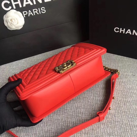 Boy Chanel Flap Bags Original Sheepskin Leather A67088 Red Boy Chanel Flap Bags Original Sheepskin Leather A67088 Red