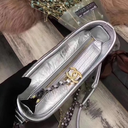 Chanel Gabrielle Shoulder Bag Original Sheepskin Leather A93841 Silver Chanel Gabrielle Shoulder Bag Original Sheepskin Leather A93841 Silver