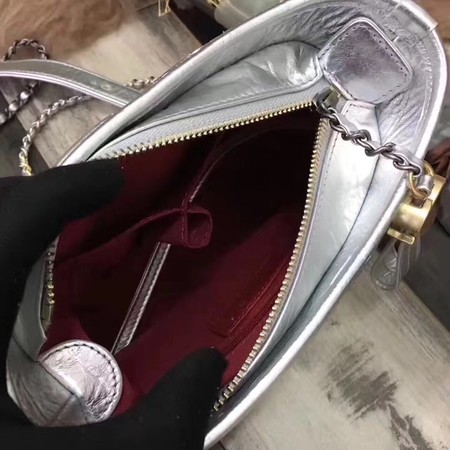 Chanel Gabrielle Shoulder Bag Original Sheepskin Leather A93841 Silver Chanel Gabrielle Shoulder Bag Original Sheepskin Leather A93841 Silver