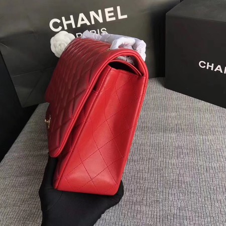 Chanel Maxi Quilted Classic Flap Bag Red Sheepskin Leather A58601 Gold Chanel Maxi Quilted Classic Flap Bag Red Sheepskin Leather A58601 Gold