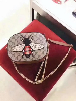Gucci GG Supreme mini Chain Bag 409535 Bee