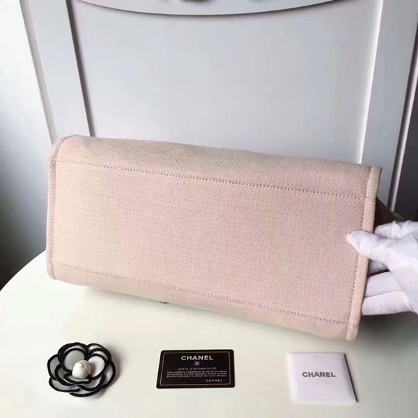 Chanel Medium Original Canvas Leather Tote Shopping Bag 66941G Chanel Medium Original Canvas Leather Tote Shopping Bag 66941G