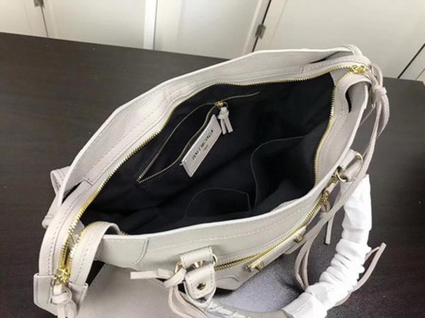 Balenciaga Giant City Gold Studs Handbag B084334 Light Grey Balenciaga Giant City Gold Studs Handbag B084334 Light Grey
