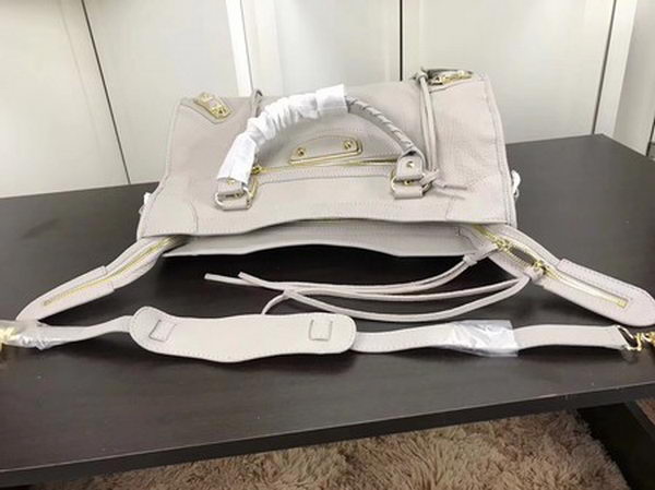 Balenciaga Giant City Gold Studs Handbag B084334 Light Grey Balenciaga Giant City Gold Studs Handbag B084334 Light Grey