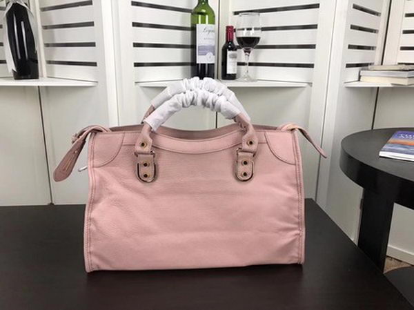 Balenciaga Giant City Gold Studs Handbag B084334 Pink Balenciaga Giant City Gold Studs Handbag B084334 Pink