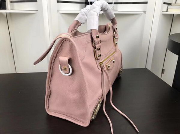 Balenciaga Giant City Gold Studs Handbag B084334 Pink Balenciaga Giant City Gold Studs Handbag B084334 Pink