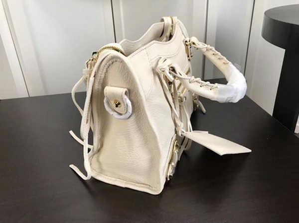 Balenciaga Giant City Gold Studs Handbag B084335 OffWhite Balenciaga Giant City Gold Studs Handbag B084335 OffWhite