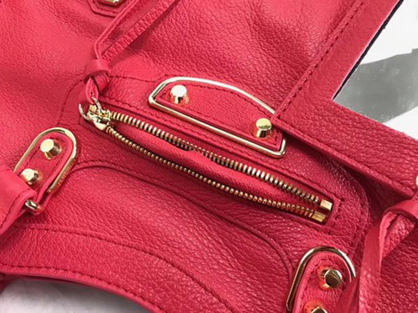 Balenciaga Giant City Gold Studs Handbag B084335 Red Balenciaga Giant City Gold Studs Handbag B084335 Red