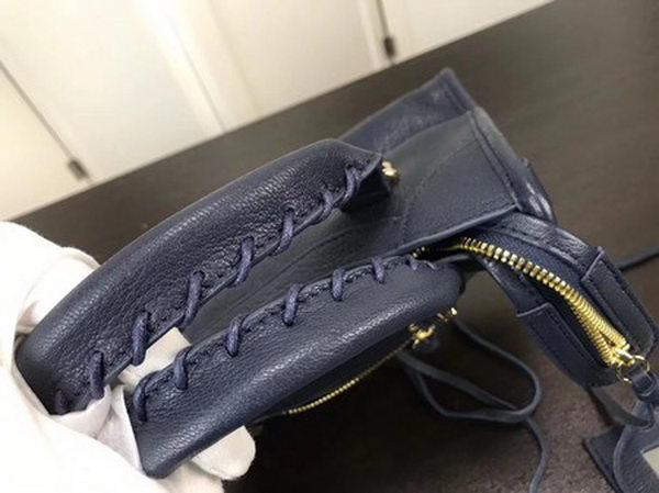 Balenciaga Giant City Gold Studs Handbag B084336 Blue Balenciaga Giant City Gold Studs Handbag B084336 Blue