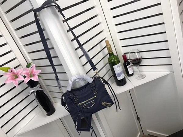 Balenciaga Giant City Gold Studs Handbag B084336 Blue Balenciaga Giant City Gold Studs Handbag B084336 Blue