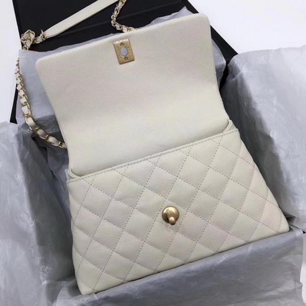 Chanel Classic Top Handle Bag White Cannage Pattern A92290 Wine Chanel Classic Top Handle Bag White Cannage Pattern A92290 Wine